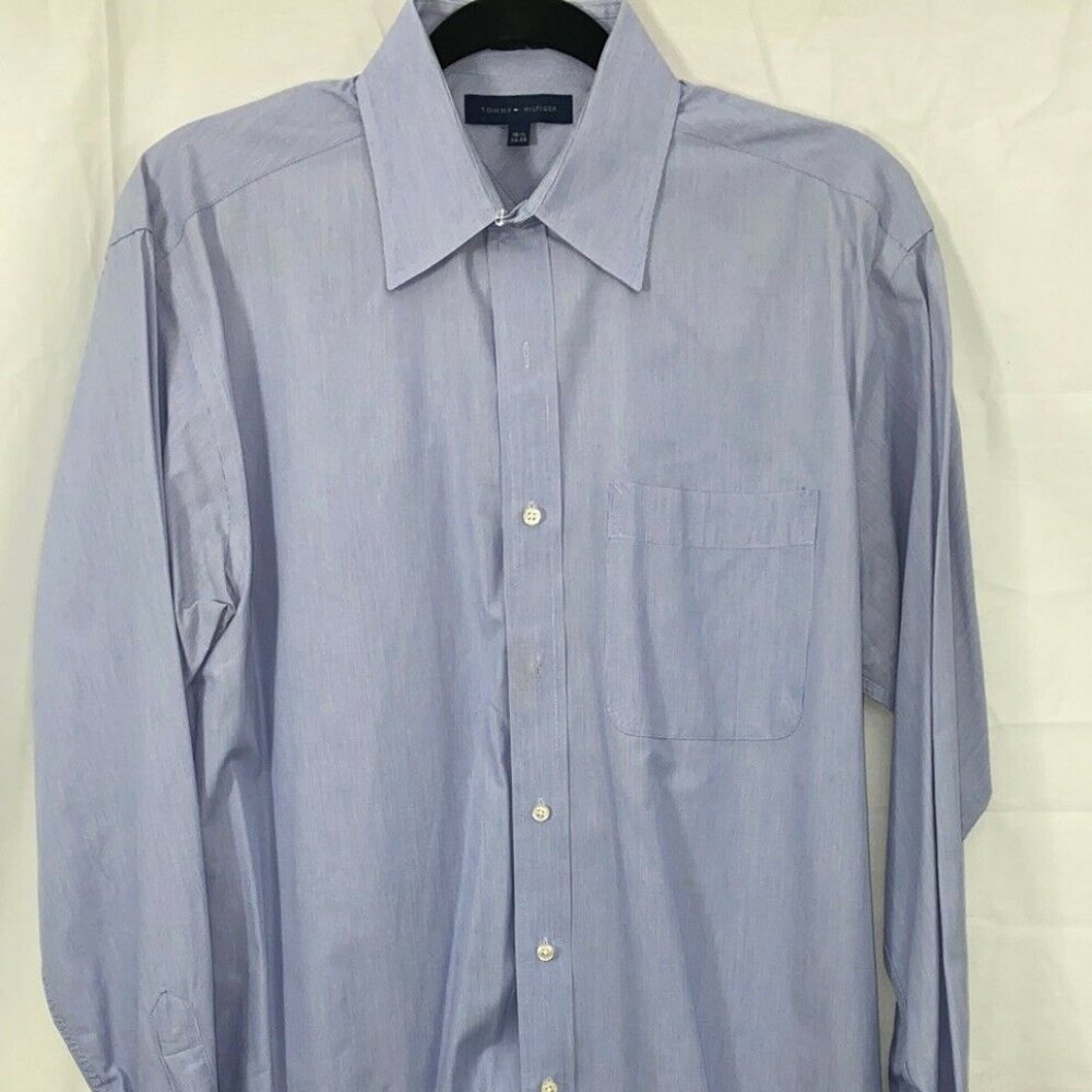 Tommy Hilfiger Mens Oxford Button Front Shirt